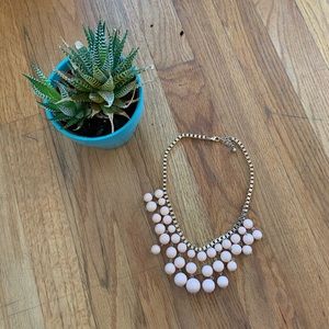 Forever 21 Pink & Gold Statement Necklace